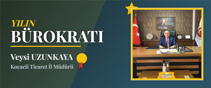 İl Müdürümüz Veysi UZUNKAYA’ya “Yılın Bürokratı” Ödülü